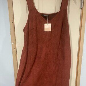 BloomChic Rust Mini Dress